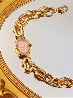 New Gold-Tone Bracelet Watch